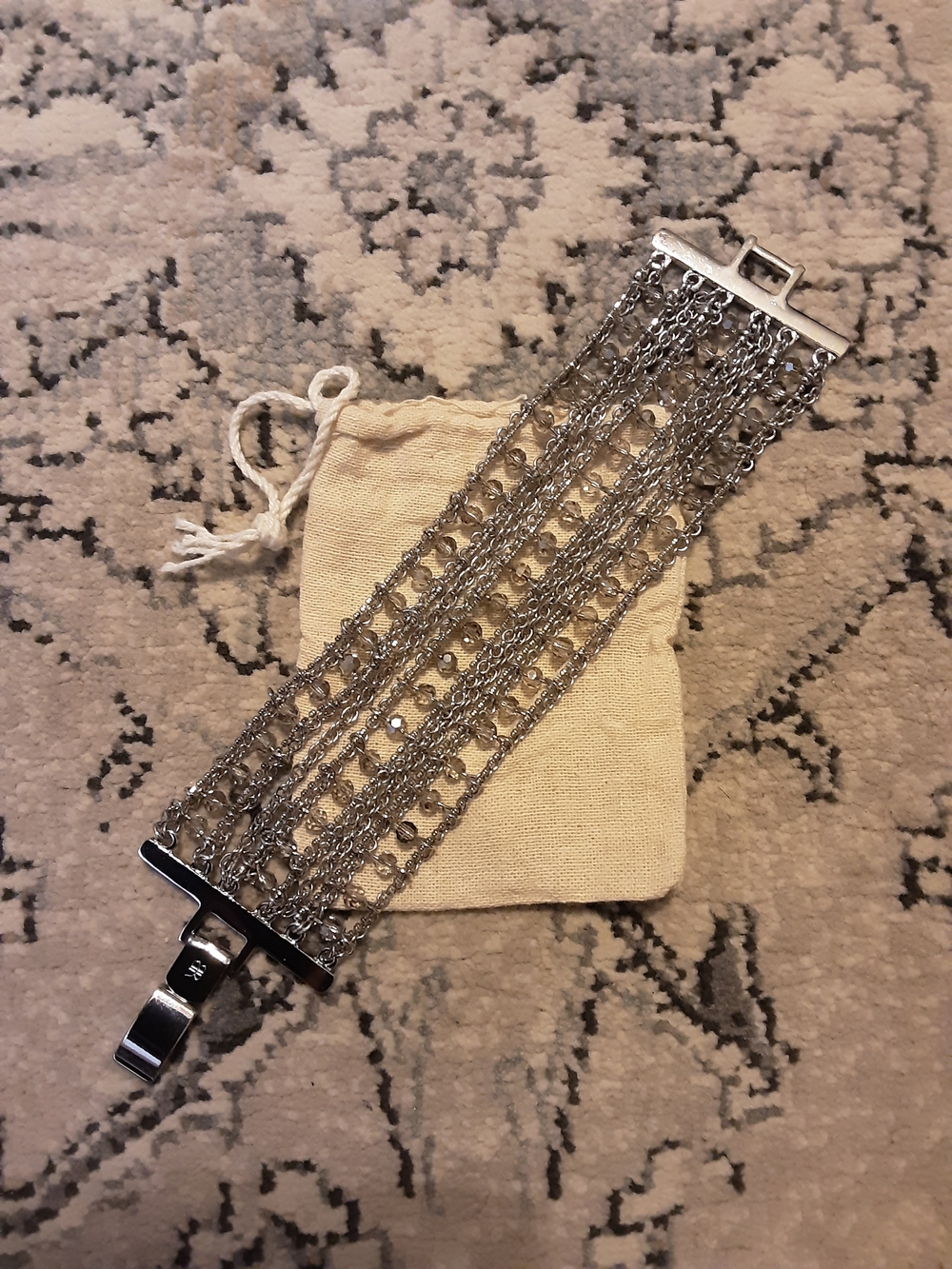 Banana Republic Silver Multi-Chain Bracelet
